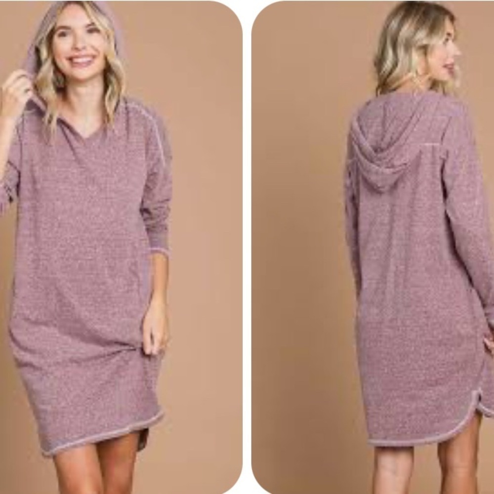 Culture code Tunic full Hooded dress side pockets pockets XL, NWT laguen Comfort